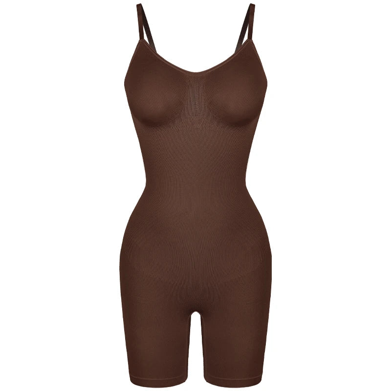 New Bodysuit Shapewear Women Tank Top Tummy Control Full Body Shaper anti Chafing Shorts Slimming Waist Trainer Butt Lifter